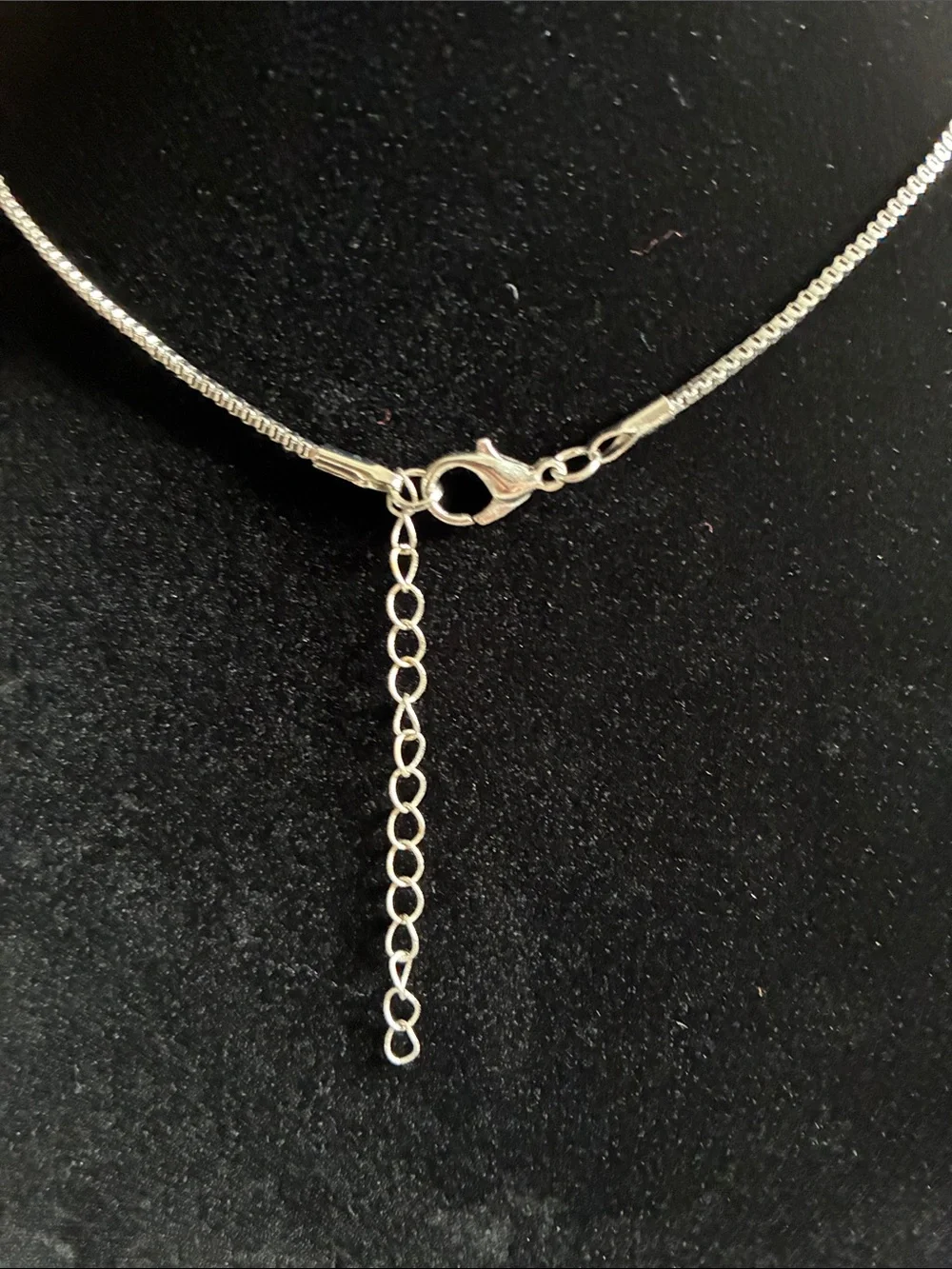 Silver Unicorn and Girl Crescent Moon Pendant Necklace - Pink Blue Accent